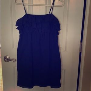 Jcrew ruffle front dress